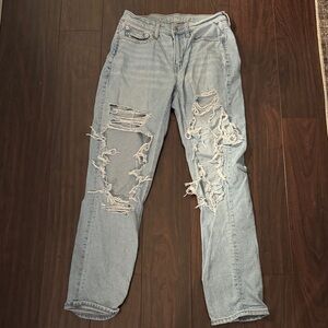 American Eagle Distressed Light Blue Jeans